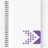 Cuaderno con flechas